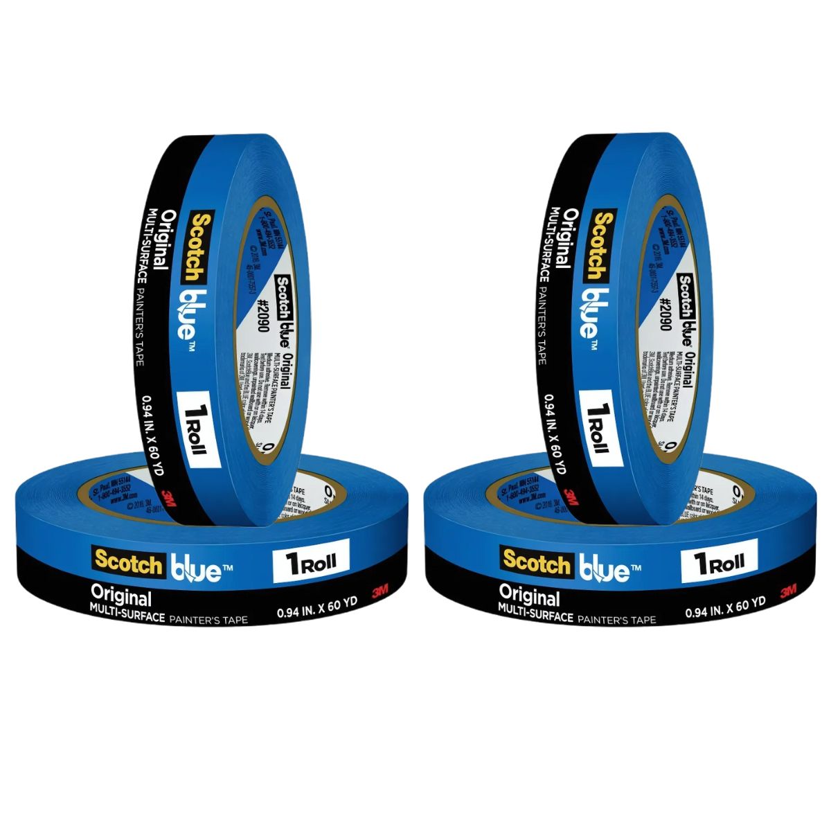 PACK X4 CINTA SCOTCHBLUE MULTISUPERFICIE 24 MM X 54,8 M - 1