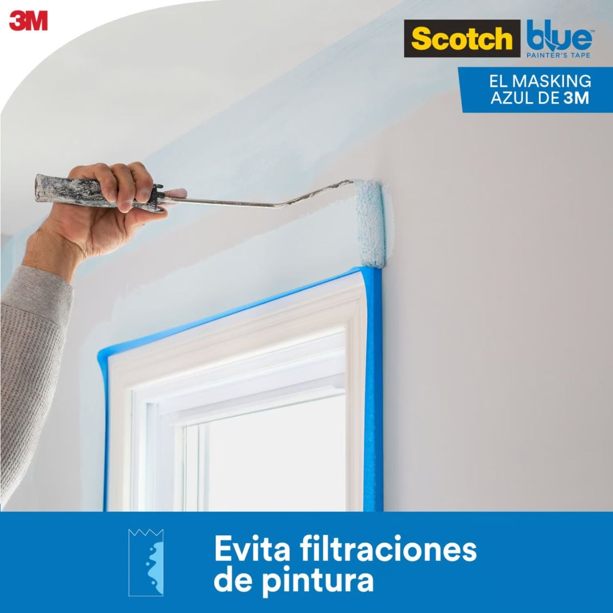 PACK X2 CINTA SCOTCHBLUE MULTISUPERFICIE 48 MM X 54,8 M - 3