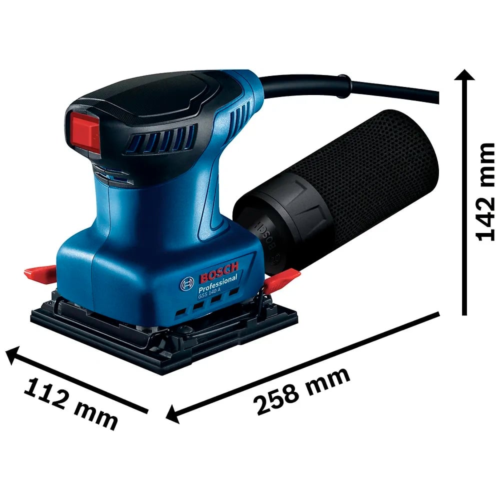 LIJADORA ORBITAL DE PALMA GSS 140 A BOSCH - 3
