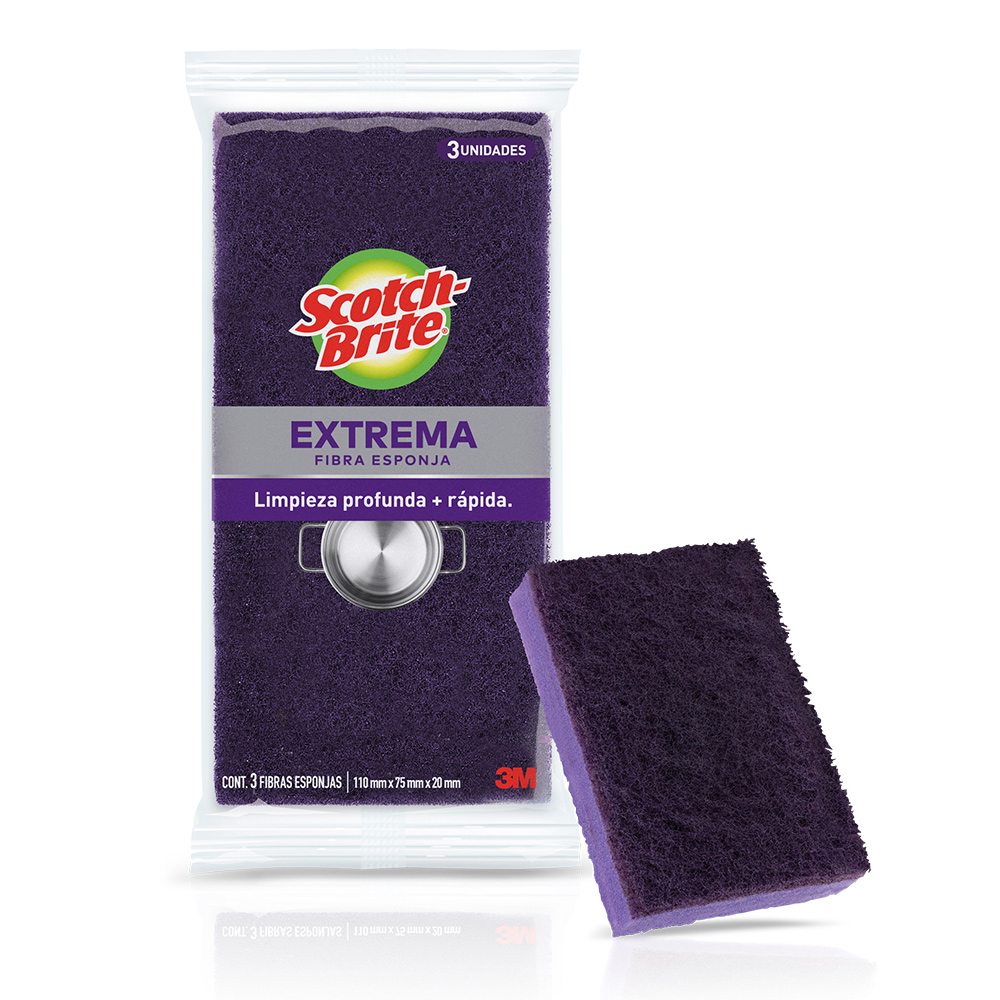 ESPONJA SCOTCH BRITE EXTREMA X3 - 1