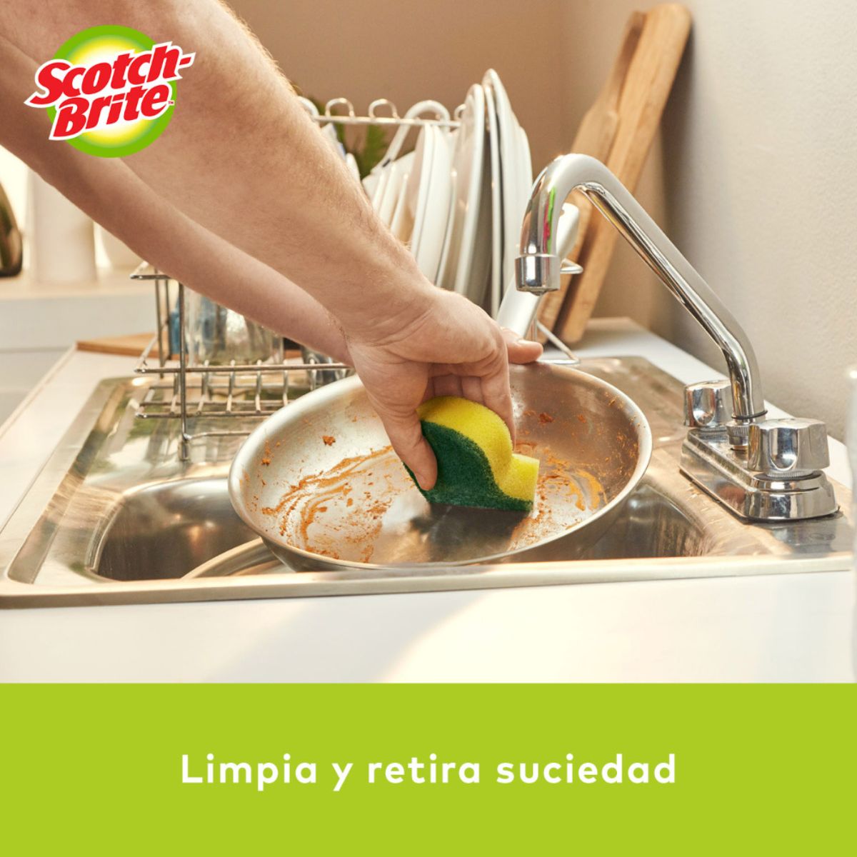 PACK X3 ESPONJA SCOTCH BRITE 2EN1 X3 - 4