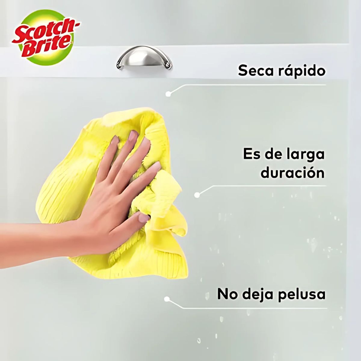 PACK X3 PAÑO SCOTCH BRITE MICROFIBRA X4 - 3