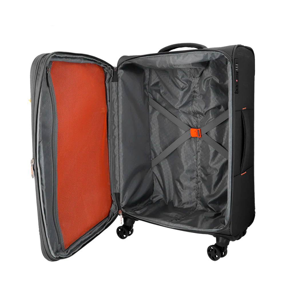 MALETA SUN BREAK SP TSA EXP GRANDE NEGRA BLANDA AT - 4