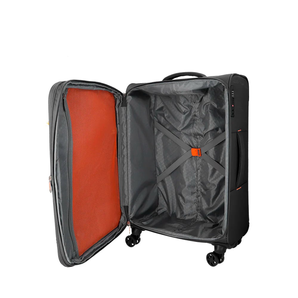 MALETA SUN BREAK SP TSA EXP MEDIANA NEGRA BLANDA AT - 4