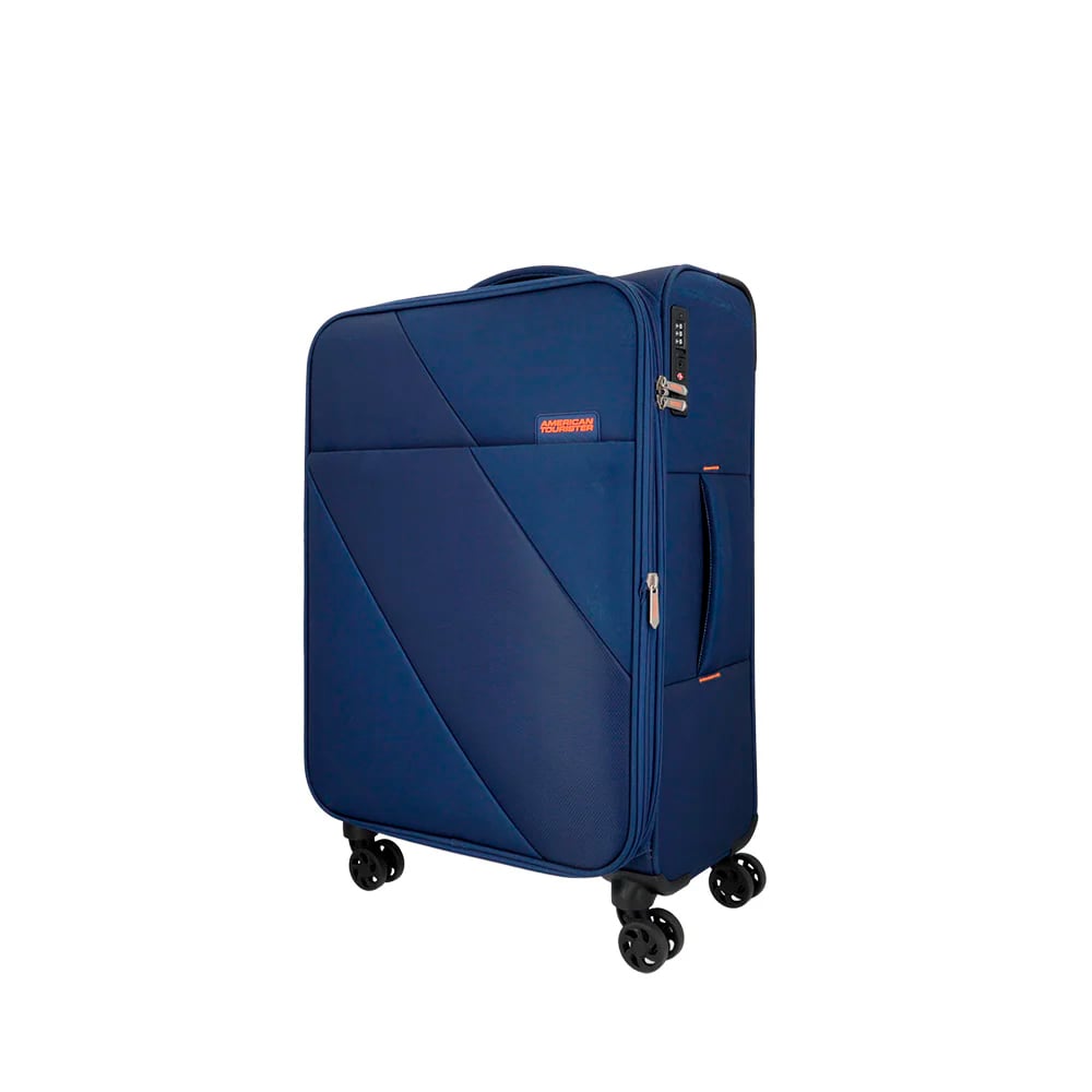 MALETA SUN BREAK SP TSA EXP MEDIANA AZUL BLANDA AT - 1