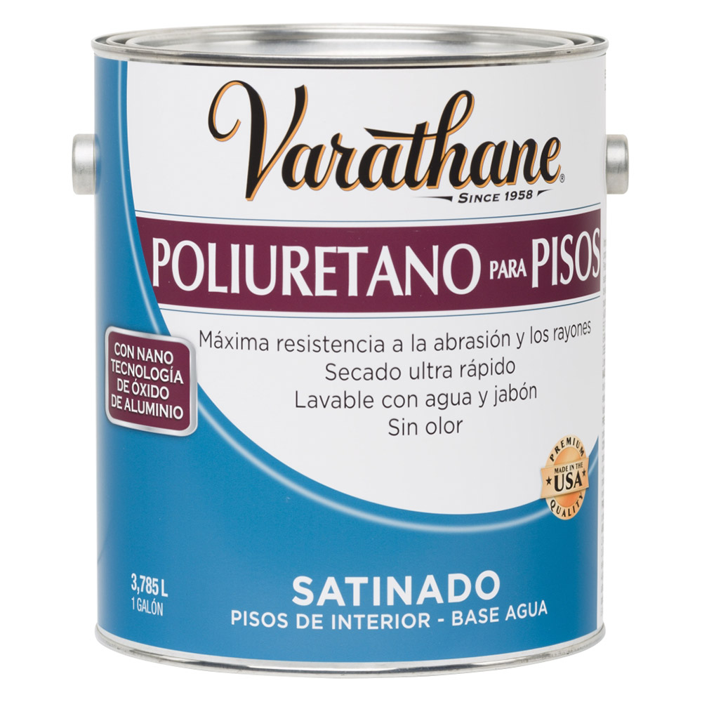 VARATHANE POLIURETANO PARA PISOS TRANSP SATINADO 3,785L - 1