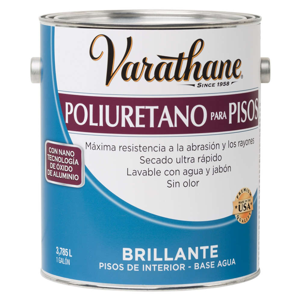 VARATHANE POLIURETANO PISOS TRANSP BRILLANTE 3,785L - 1