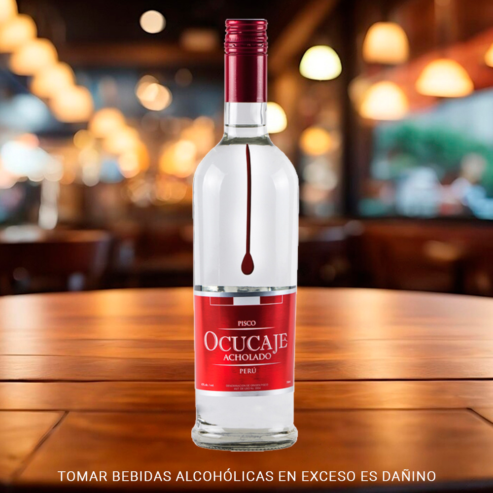 PACK X2 PISCO GOTA OCUCAJE ACHOLADO X 700 ML - 3