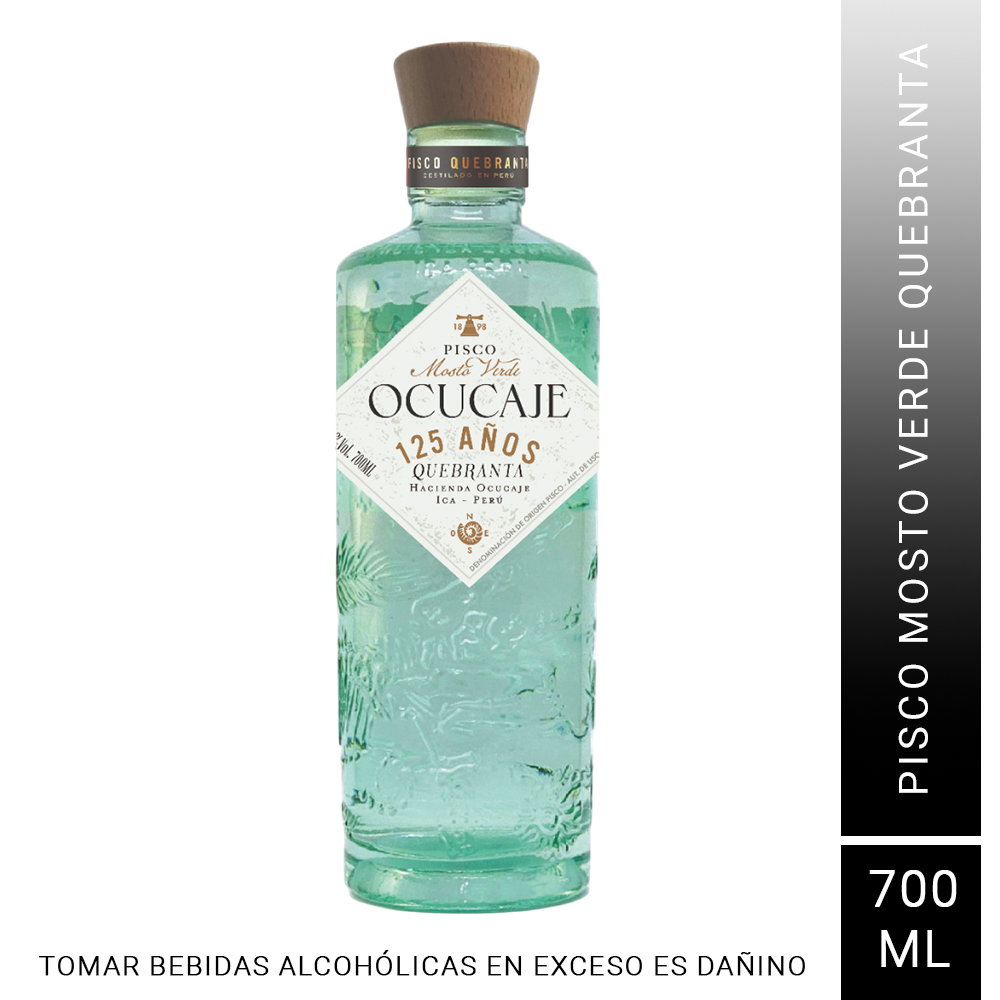 PISCO MOSTO VERDE OCUCAJE QUEBRANTA 700 ML - 1