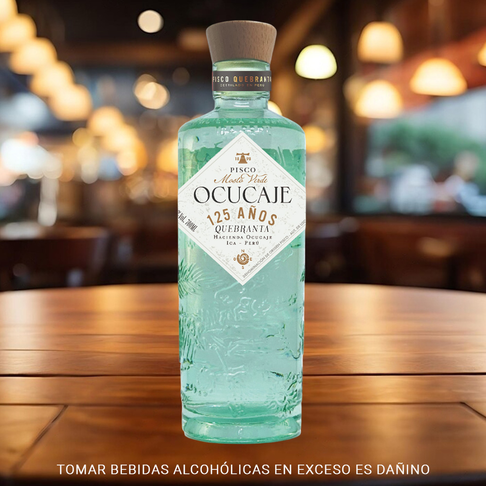 PISCO MOSTO VERDE OCUCAJE QUEBRANTA 700 ML - 3