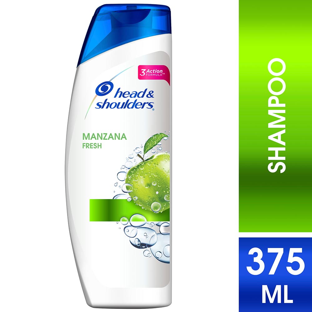 SHAMPOO HEAD Y SHOULDERS AROMA FRESCO MANZANA FRESH 375ML - 1