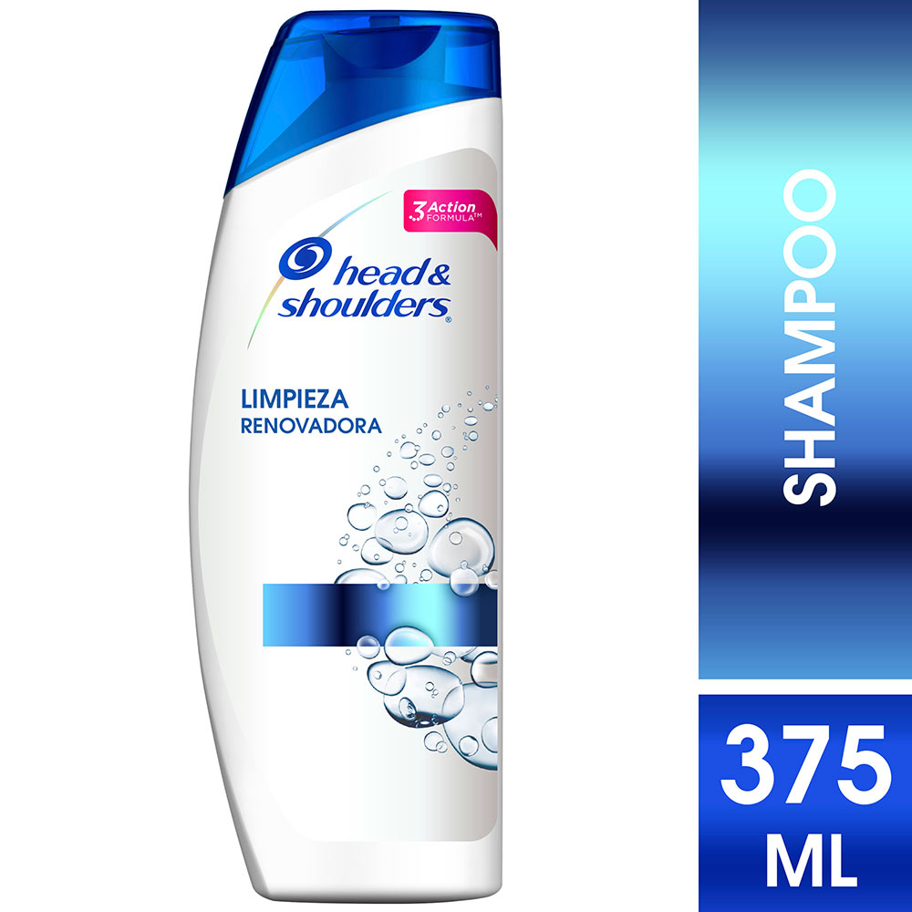 SHAMPOO HEAD Y SHOULDERS LIMPIEZA RENOVADORA 375ML - 1