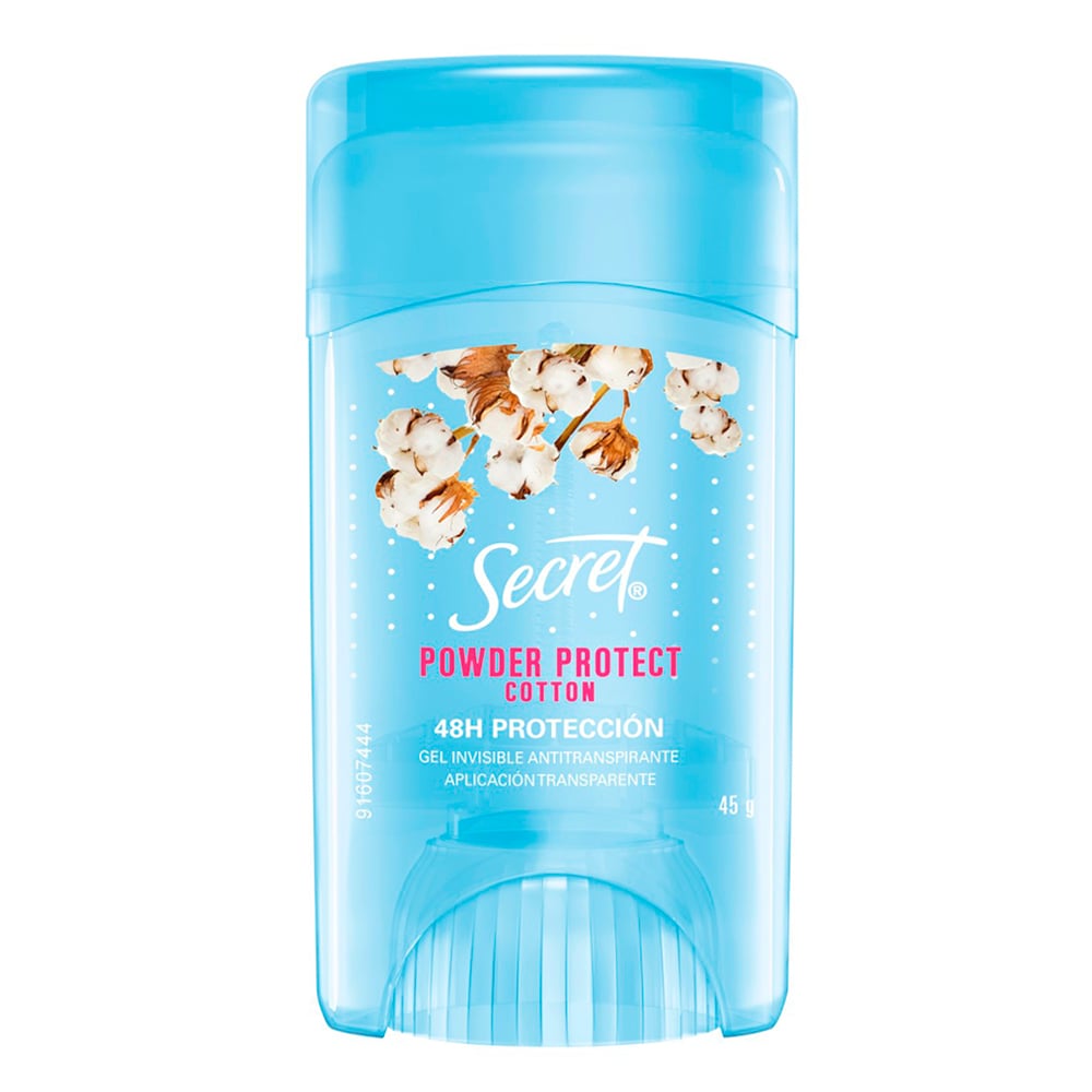 ANTITRANSPIRANTE EN GEL INVISIBLE SECRET PROTECT COTTON 45 G - 1