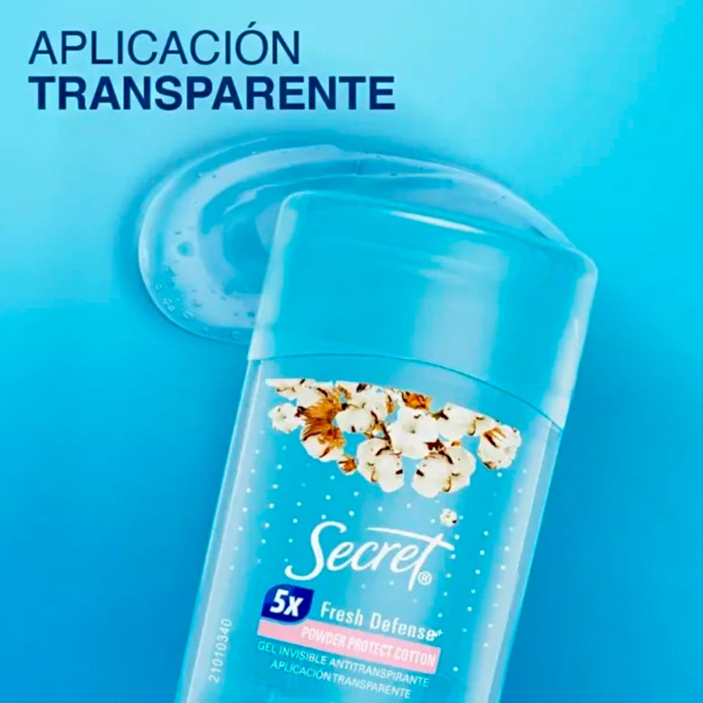 ANTITRANSPIRANTE EN GEL INVISIBLE SECRET PROTECT COTTON 45 G - 3