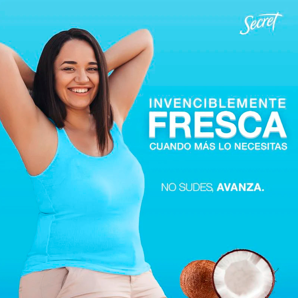 DESODORANTE EN BARRA SECRET STICK COCO 45 G - 4