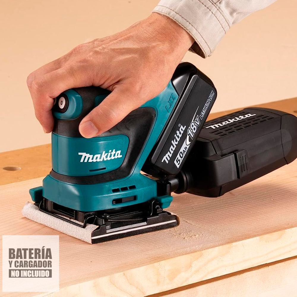 LIJADORA ORBITAL MAKITA 1/4 18V DBO481Z - 4