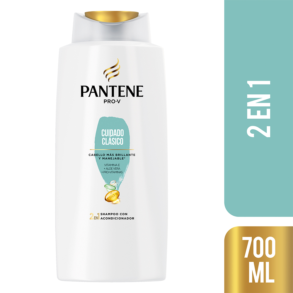 SHAMPOO ACONDICIONADOR PANTENE 2EN1 CUIDADO CLÁSICO 700ML - 1