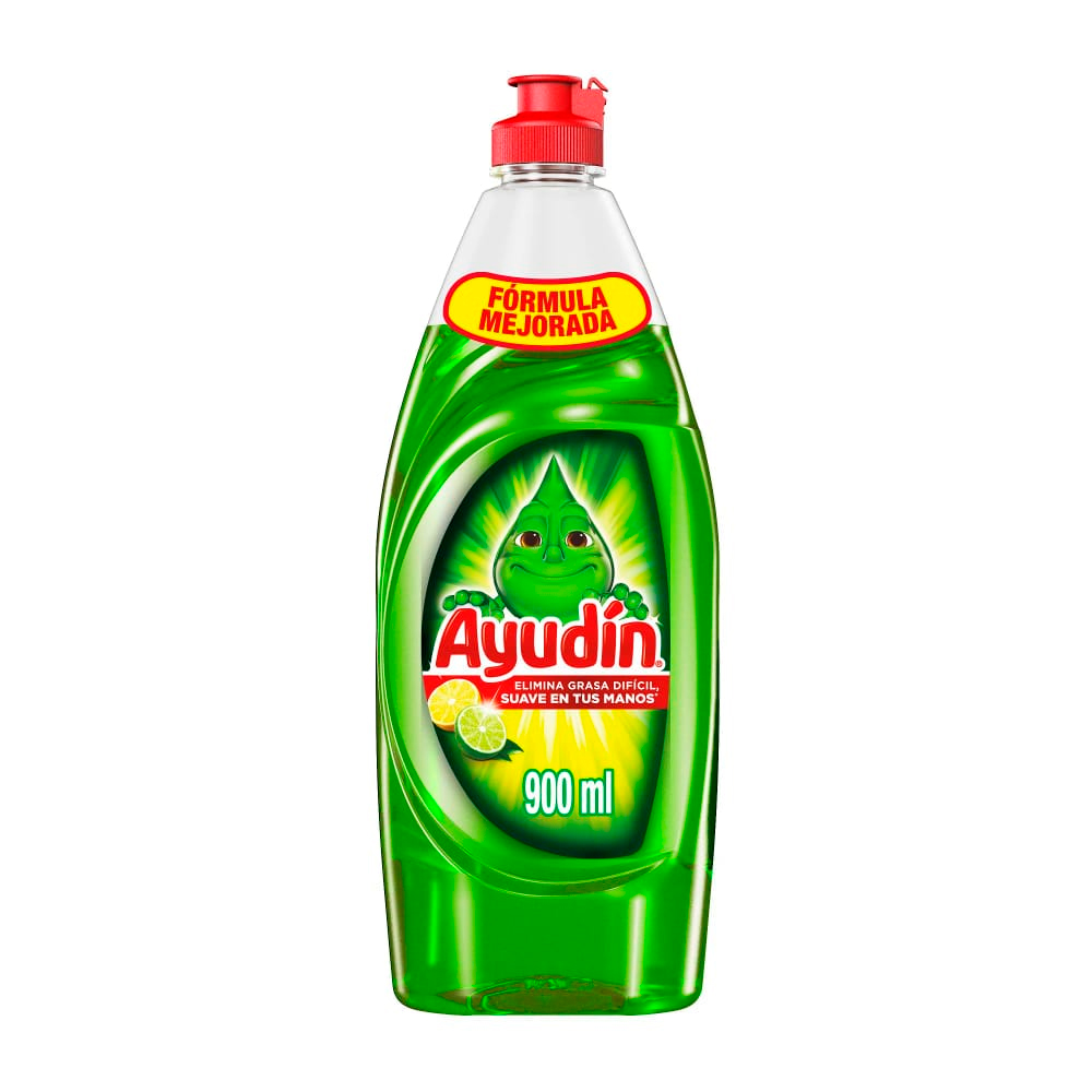 LAVAVAJILLAS LÍQUIDO AYUDÍN LIMA Y LIMÓN 900ML - 1