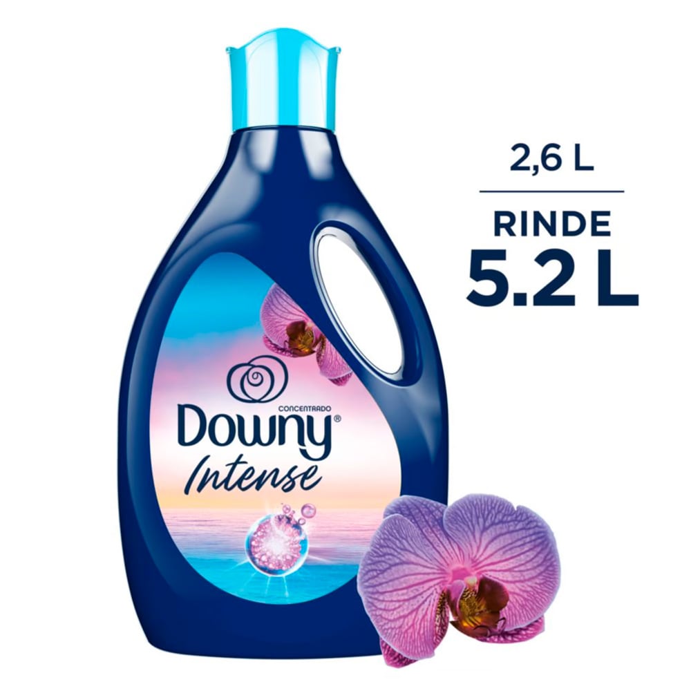 SUAVIZANTE CONCENTRADO DOWNY AROMA INTENSE 2.6L RINDE 5.2L - 1