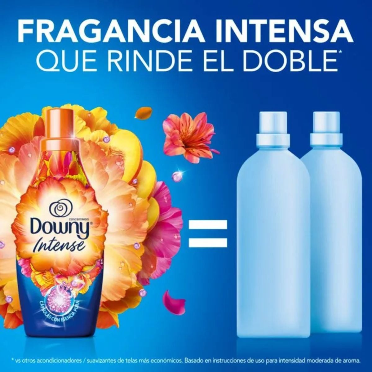 SUAVIZANTE CONCENTRADO DOWNY INTENSE EXÓTICO2.6L RINDE 5.2L - 3