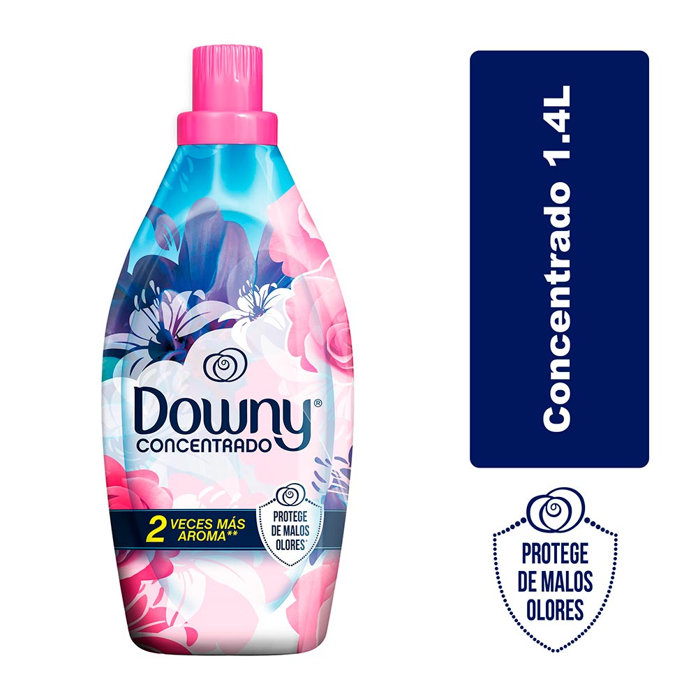 SUAVIZANTE PARA ROPA DOWNY CONCENTRADO FLORAL 1.4L - 1