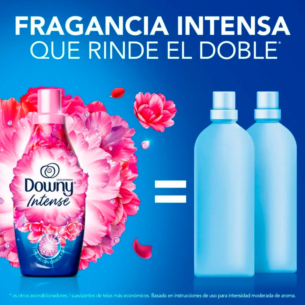 SUAVIZANTE CONCENTRADO DOWNY INTENSE FLORAL 2.6L RINDE 5.2L - 3