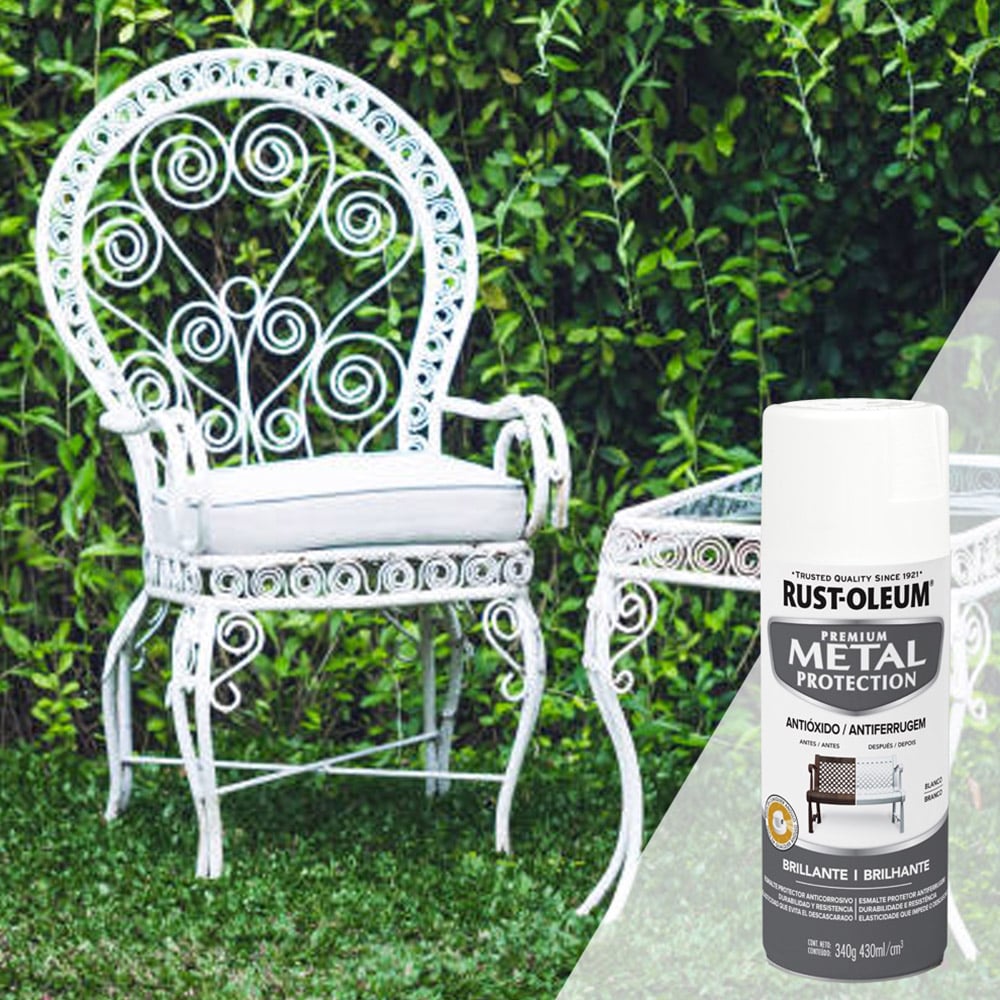 AEROSOL ANTICORROSIVO METAL PROTECTION BRILLANTE BLANCO 340G - 2