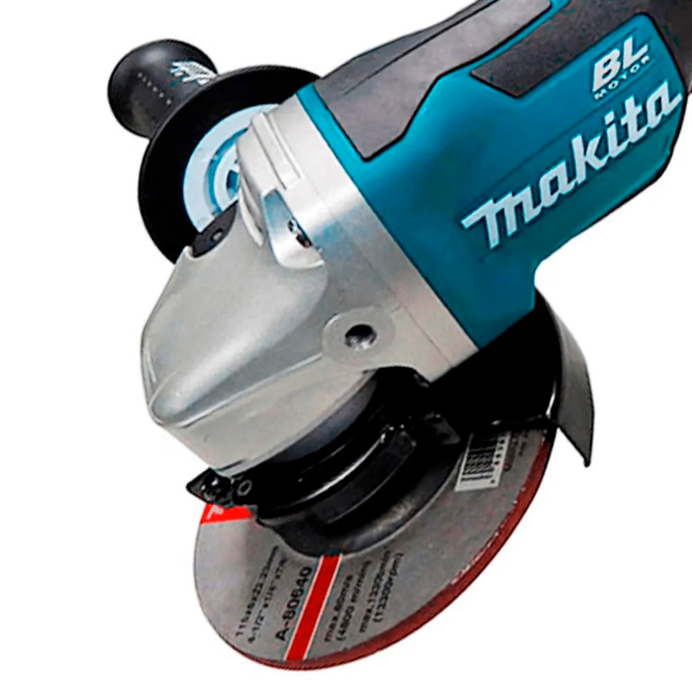 AMOLADORA ESMERIL MAKITA 4 1/2” 18V BL DGA458RTJ 2 BAT 5.0AH - 3