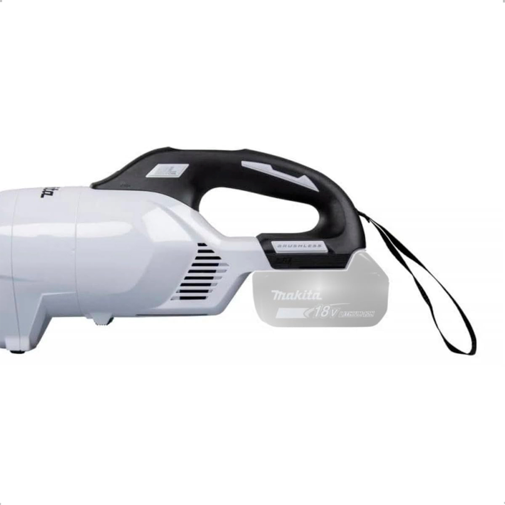 ASPIRADORA INAL. BASTÓN MAKITA LXT 18V BLANCA SIN BAT./CARG. - 4