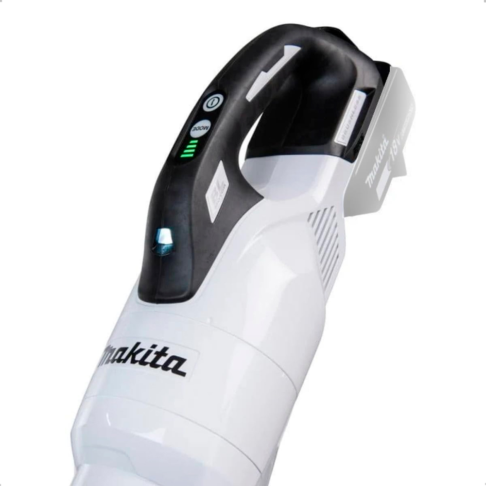 ASPIRADORA INAL. BASTÓN MAKITA LXT 18V BLANCA SIN BAT./CARG. - 6