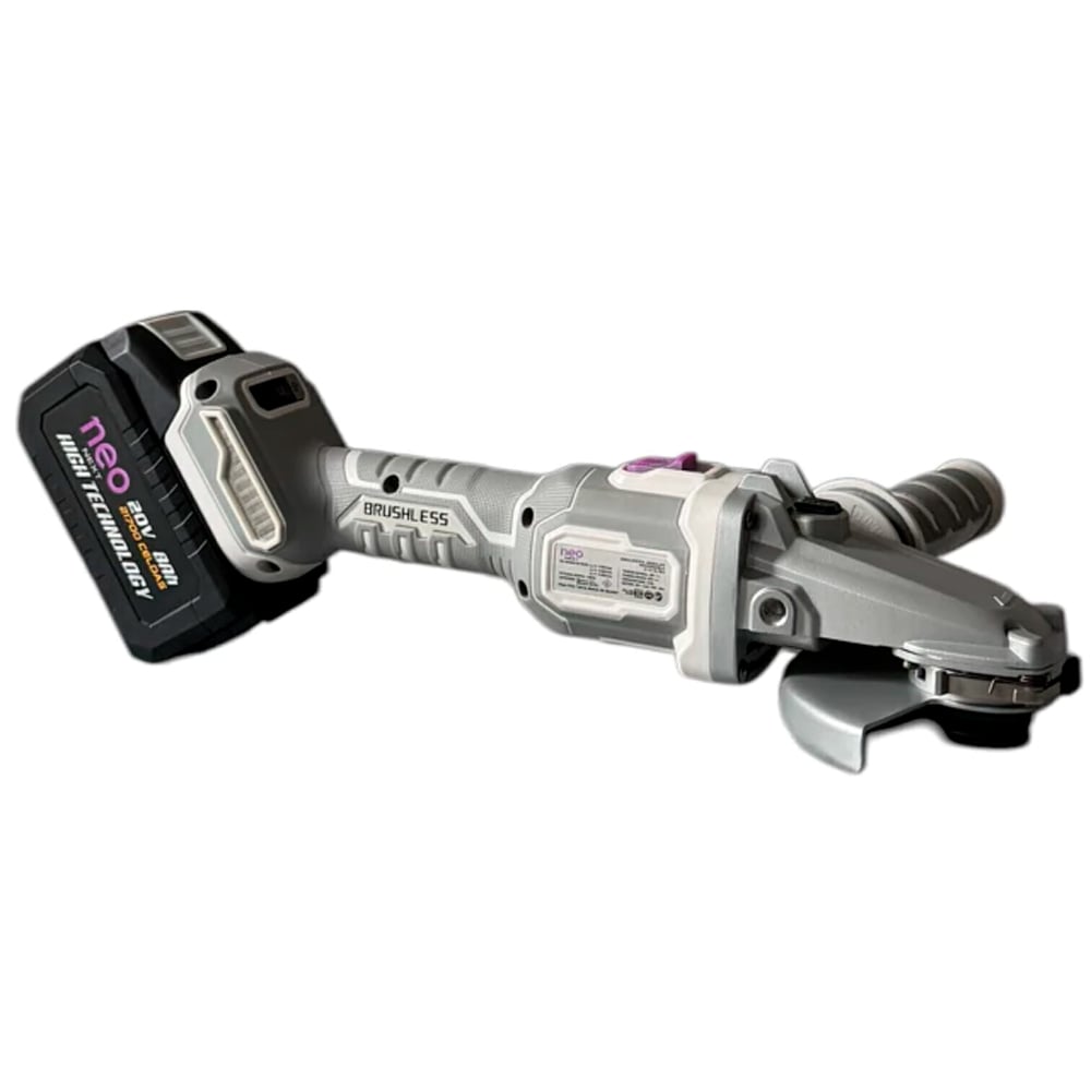 AMOLADORA ANGULAR 20V NEO + BAT 8AH + CARGADOR A1215/20K1-8 - 2