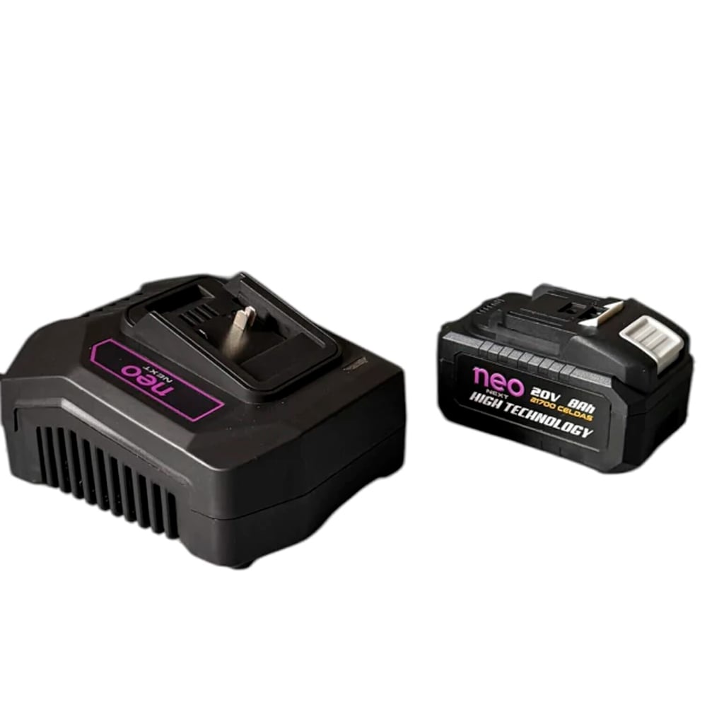 AMOLADORA ANGULAR 20V NEO + BAT 8AH + CARGADOR A1215/20K1-8 - 4