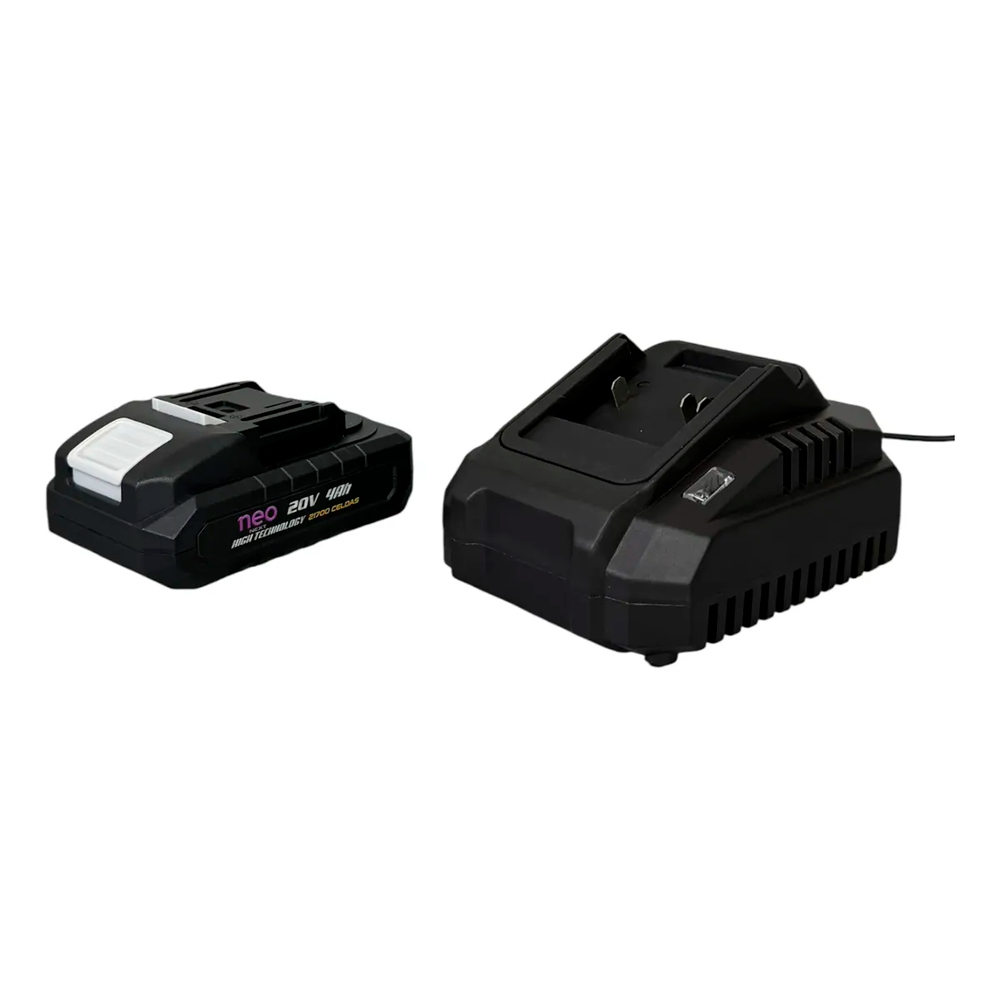 AMOLADORA ANGULAR 20V NEO + BAT 4AH + CARGADOR A1215/20C1-4 - 2