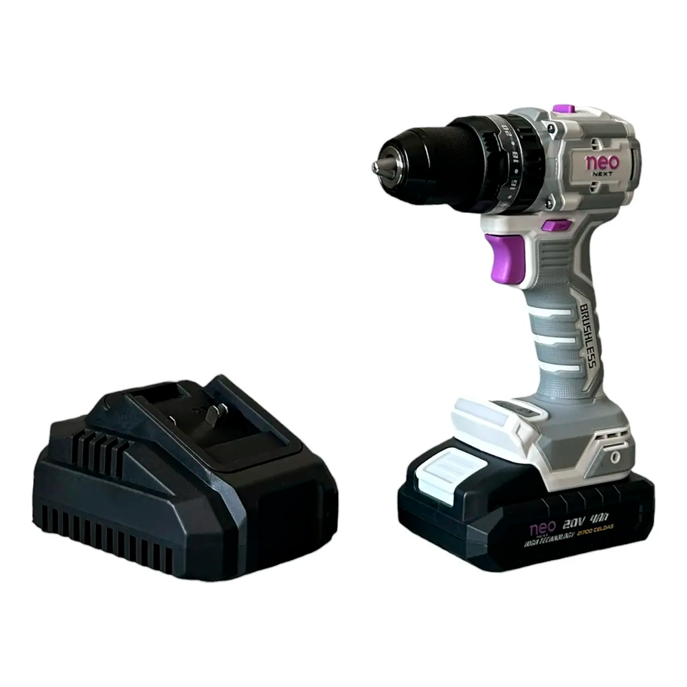 TALADRO 1/2 20V NEO 80NM + BAT 4AH + CARGADOR T1280/20C1-4 - 1