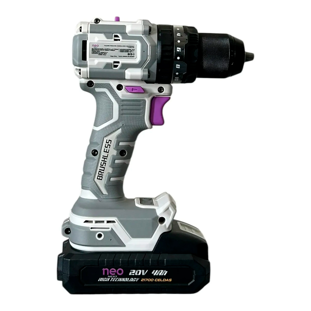 TALADRO 1/2 20V NEO 80NM + BAT 4AH + CARGADOR T1280/20C1-4 - 3