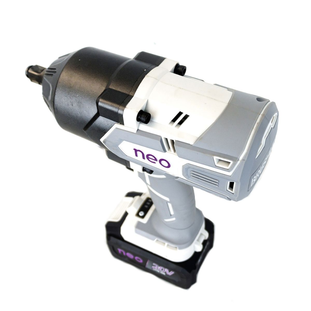 LLAVE DE IMPACTO 20V 1/2 1200NM + BAT 4AH + CARGADOR NEO - 5