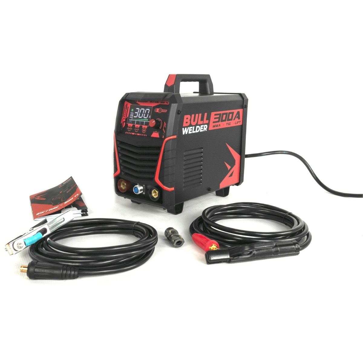 SOLDADORA INVERTER ARCO 300 AMP MMA/LIFT TIG BULLWELDER - 1