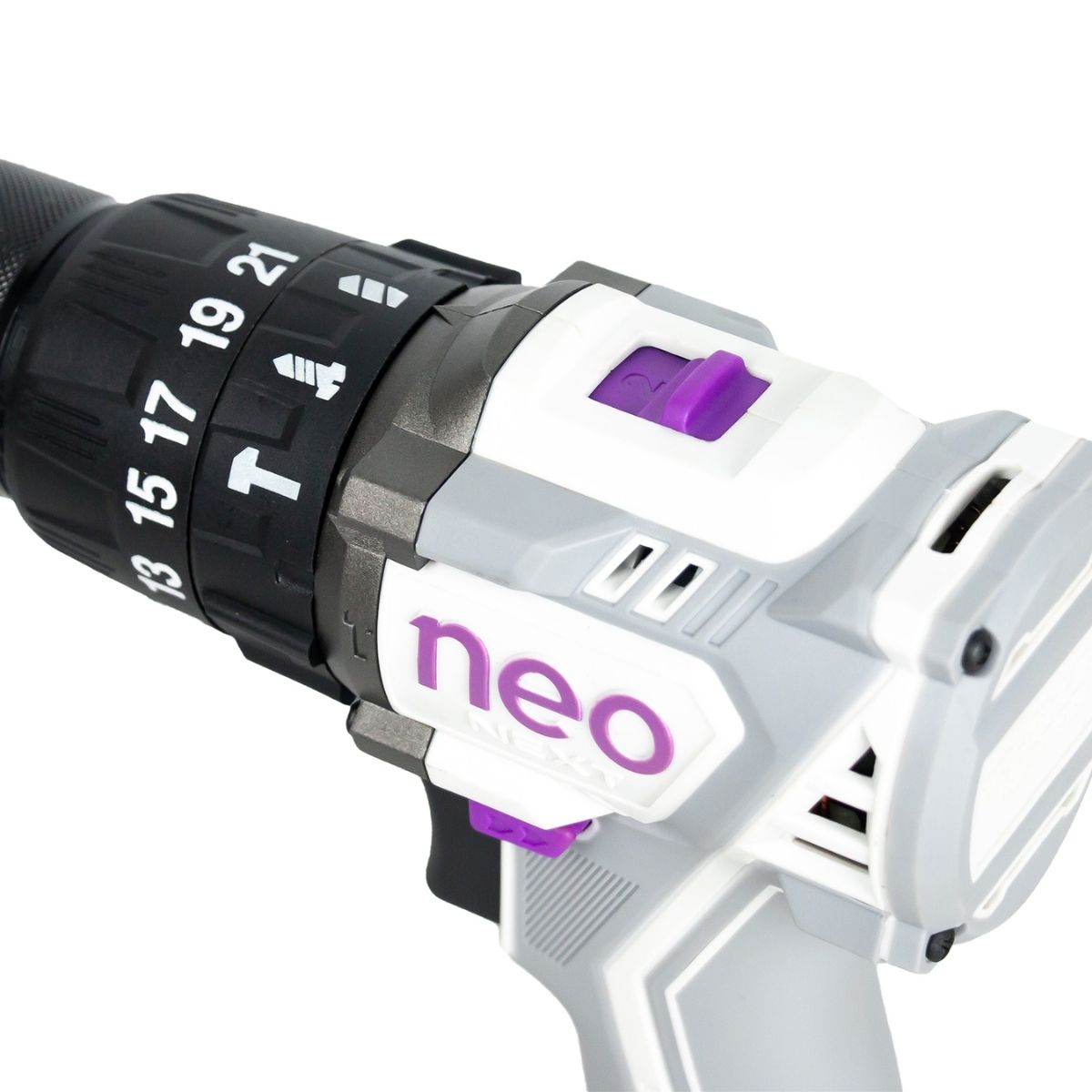 TALADRO ATORNILLADOR PERCUTOR BRUSHLESS 1/2' 80NM + 2 BATERÍAS + CARGADOR NEO TP 1213/4/20 K2 - 5