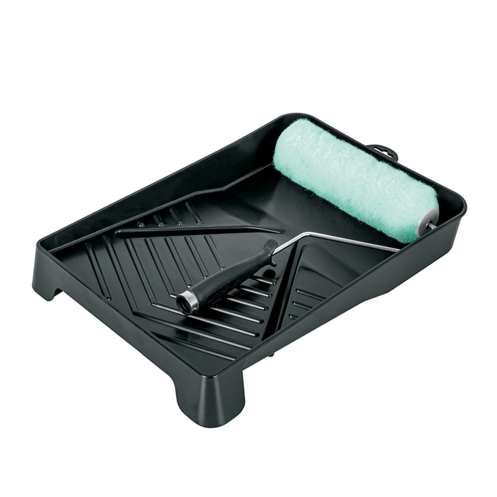 KIT DE RODILLO PARA PINTAR 9' MANERAL BANDEJA Y FELPA TRUPER - 1