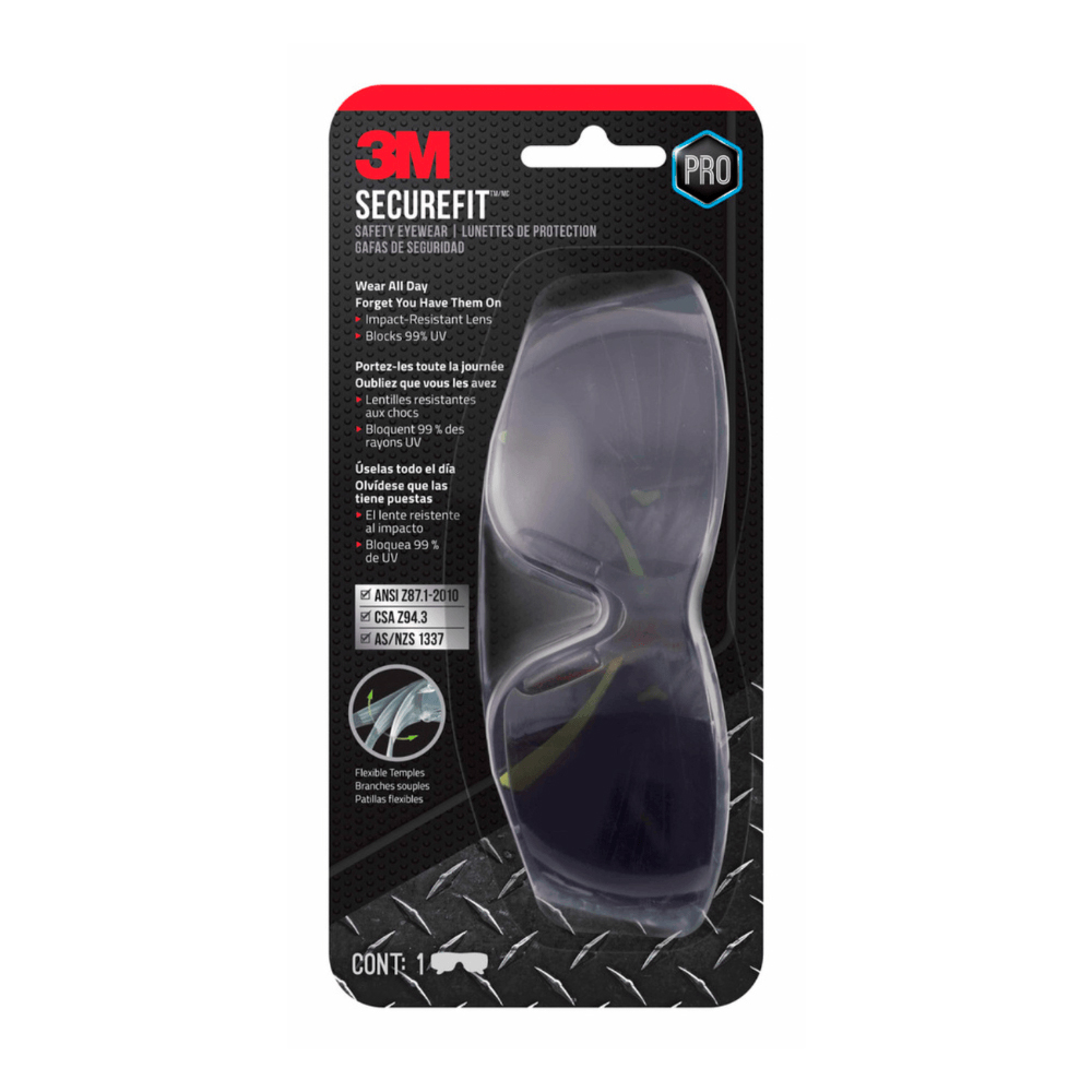 GAFAS DE SEGURIDAD 3M SF400G ANTIFOG GRIS - 2