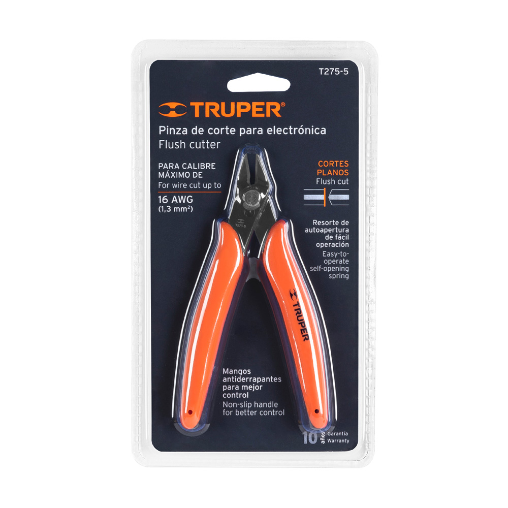 ALICATE 5' DE CORTE PARA ELECTRÓNICA, TRUPER - 4