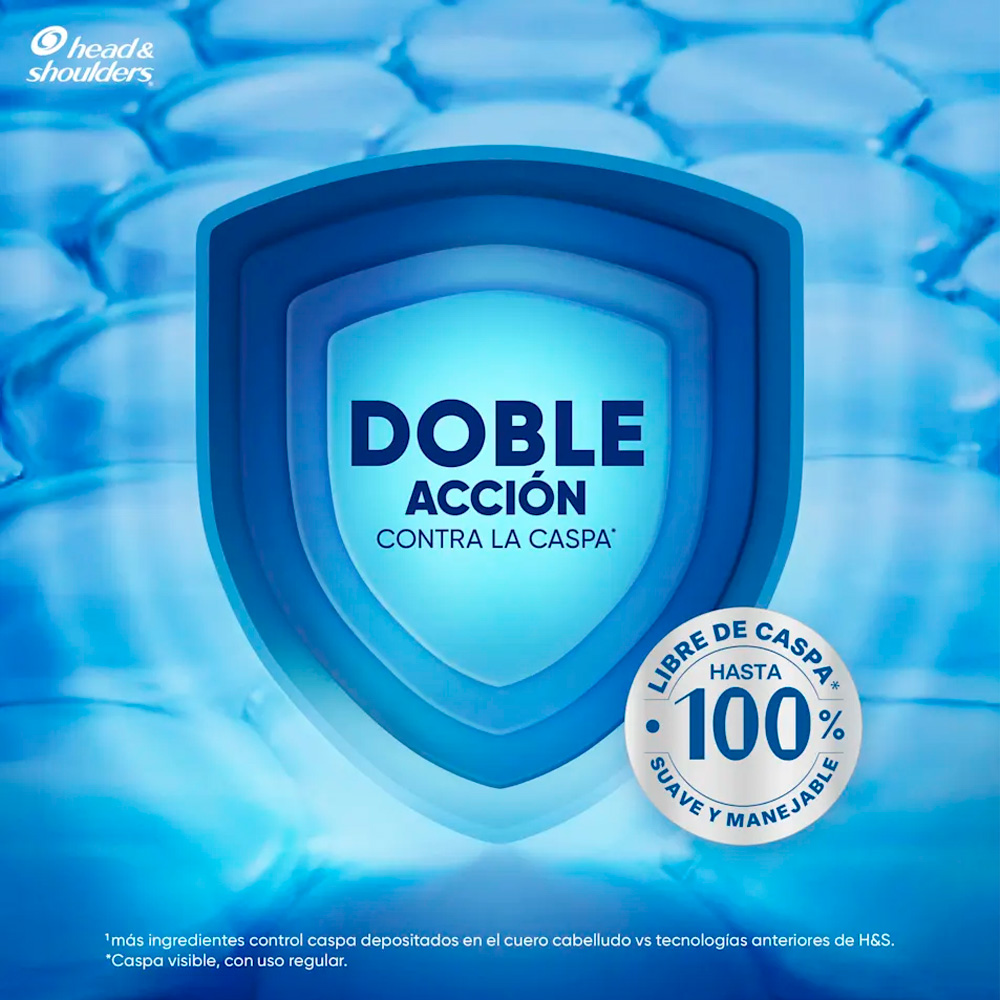 SHAMPOO HEAD Y SHOULDERS LIMPIEZA RENOVADORA 180ML - 2
