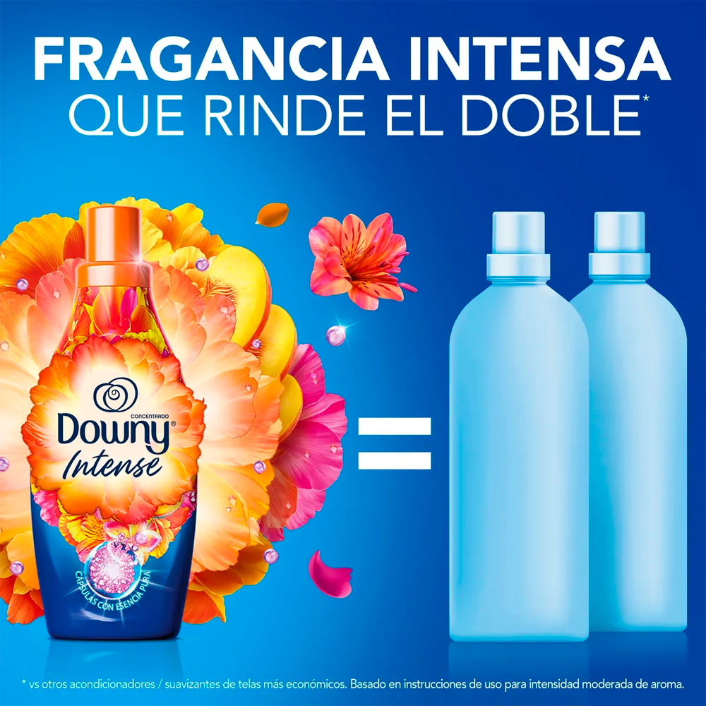 SUAVIZANTE CONCENTRADO LÍQUIDO DOWNY EXOTICO 700ML - 2