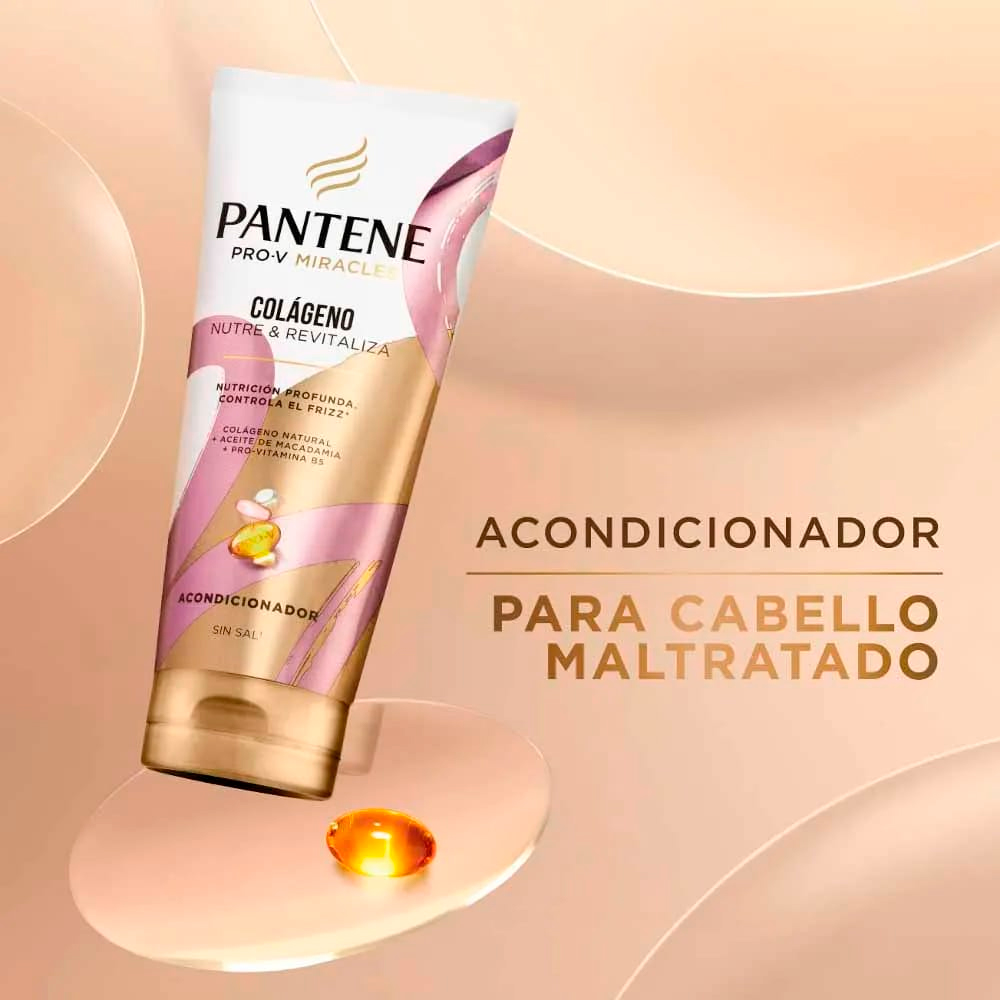 ACONDICIONADOR PANTENE PRO-V COLÁGENO NUTRE REVITALIZA 250ML - 3