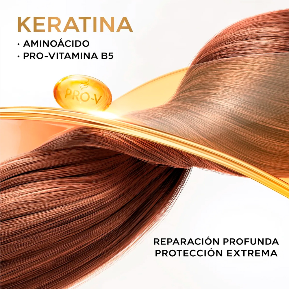 CREMA PARA PEINAR PANTENE KERATINA 300 ML - 3
