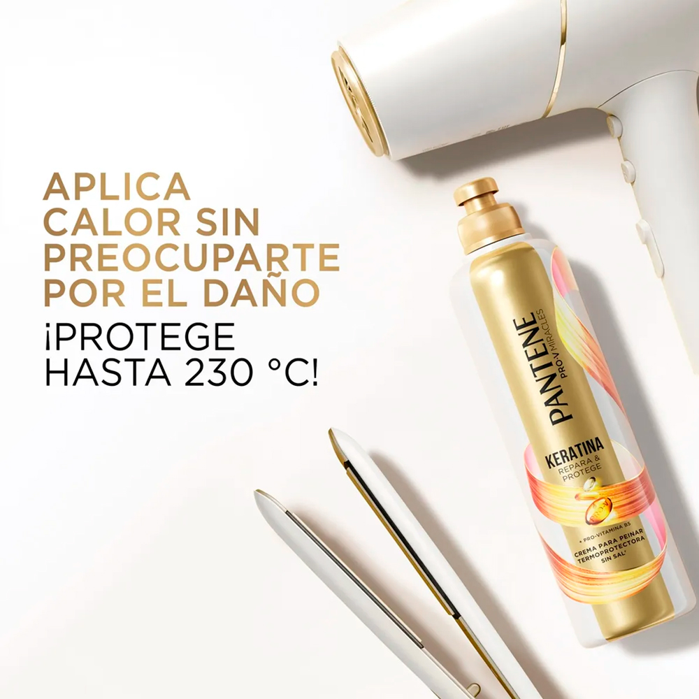 CREMA PARA PEINAR PANTENE KERATINA 300 ML - 4
