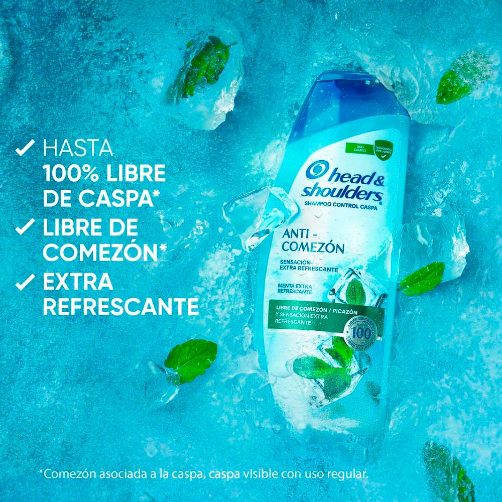 SHAMPOO HEAD Y SHOULDERS CONTROL CASPA ANTI-COMEZON 180ML - 2