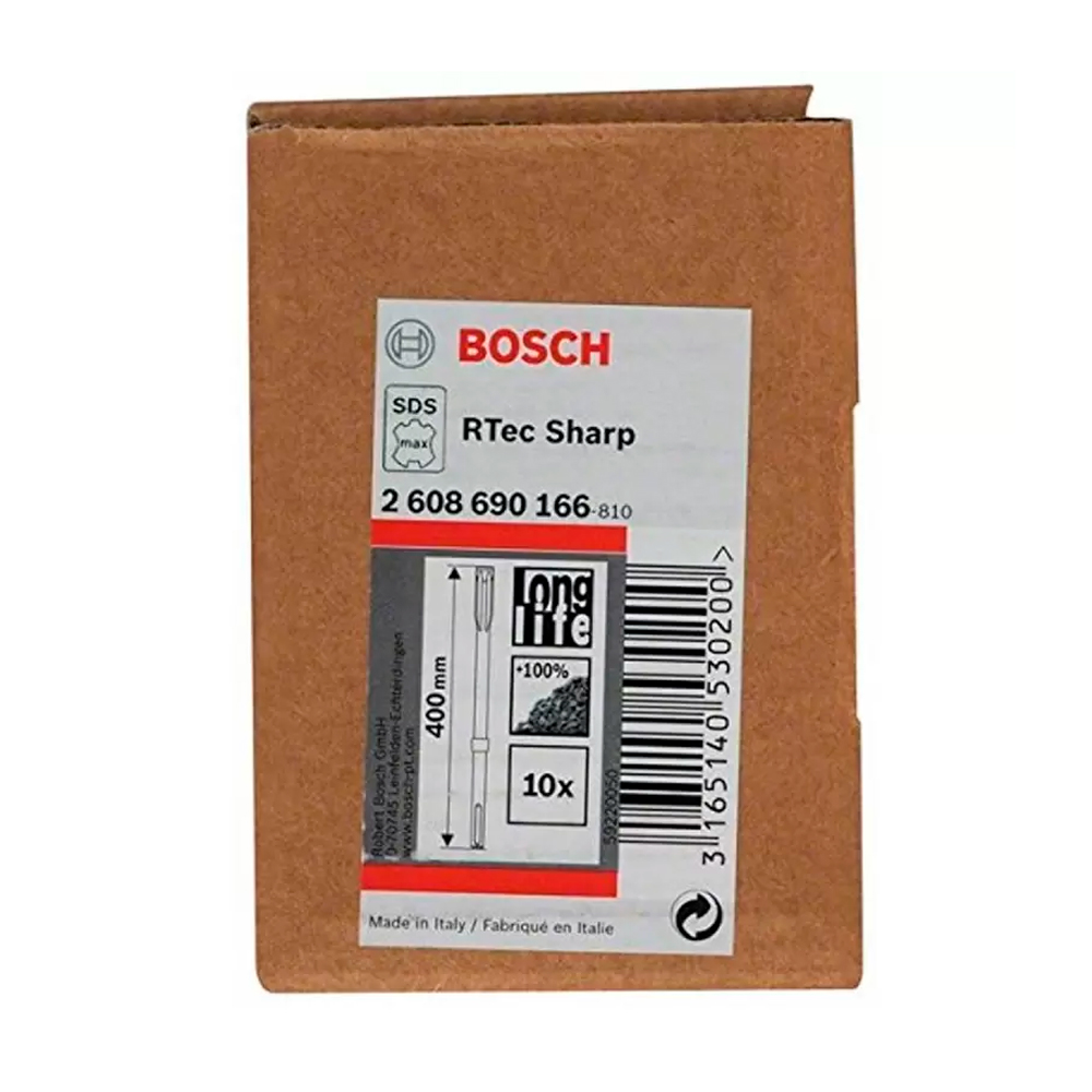 CINCEL SDS-MAX PLANO R-TEC 400MM AUTOAFILABLE X10 UNI BOSCH - 3