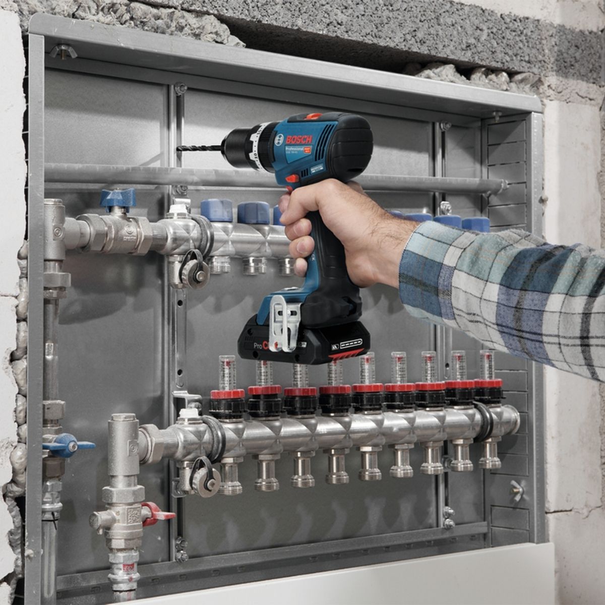 TALADRO PERCUTOR BOSCH GSB 18V-65 1/2' 18V BL + 2 BATERÍAS - 3