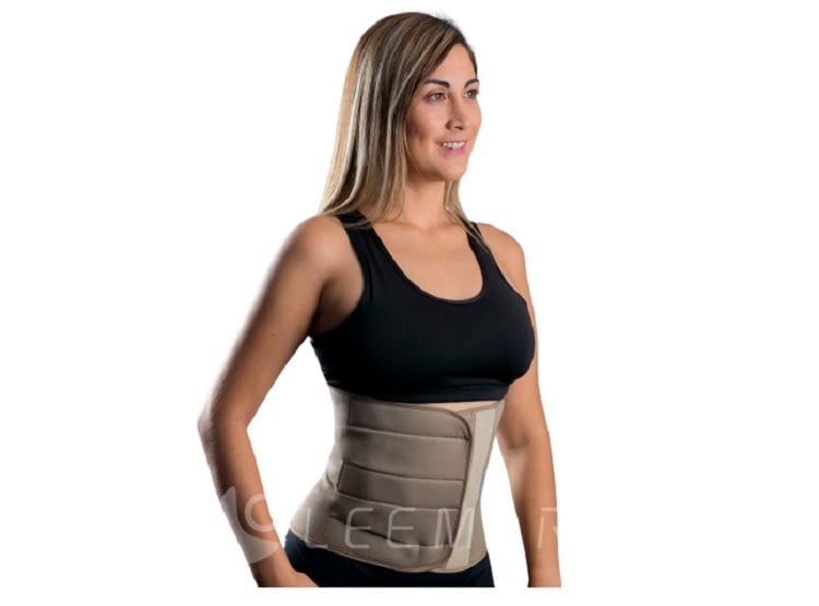 FAJA ALGODÓN MUJER LEE MARK BEIGE LM 100 POST OPERATORIA QUIRÚRGICA POSTPARTO LIPO - 1